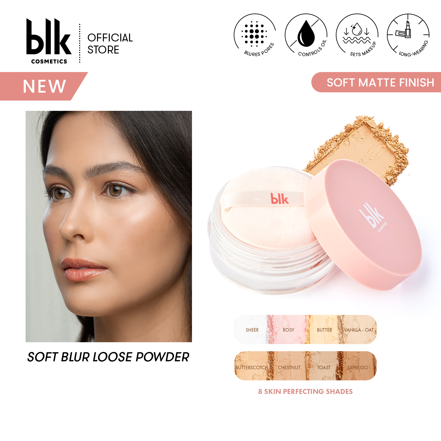 Discount on BLK Cosmetics  shoes - SKU: blk cosmetics daydream soft blur loose powder