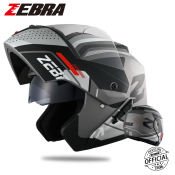 Zebra Modular Helmet - Full Face, Certified, YM-602