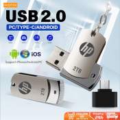 HP 2TB/1TB USB Flash Drive with Type C OTG