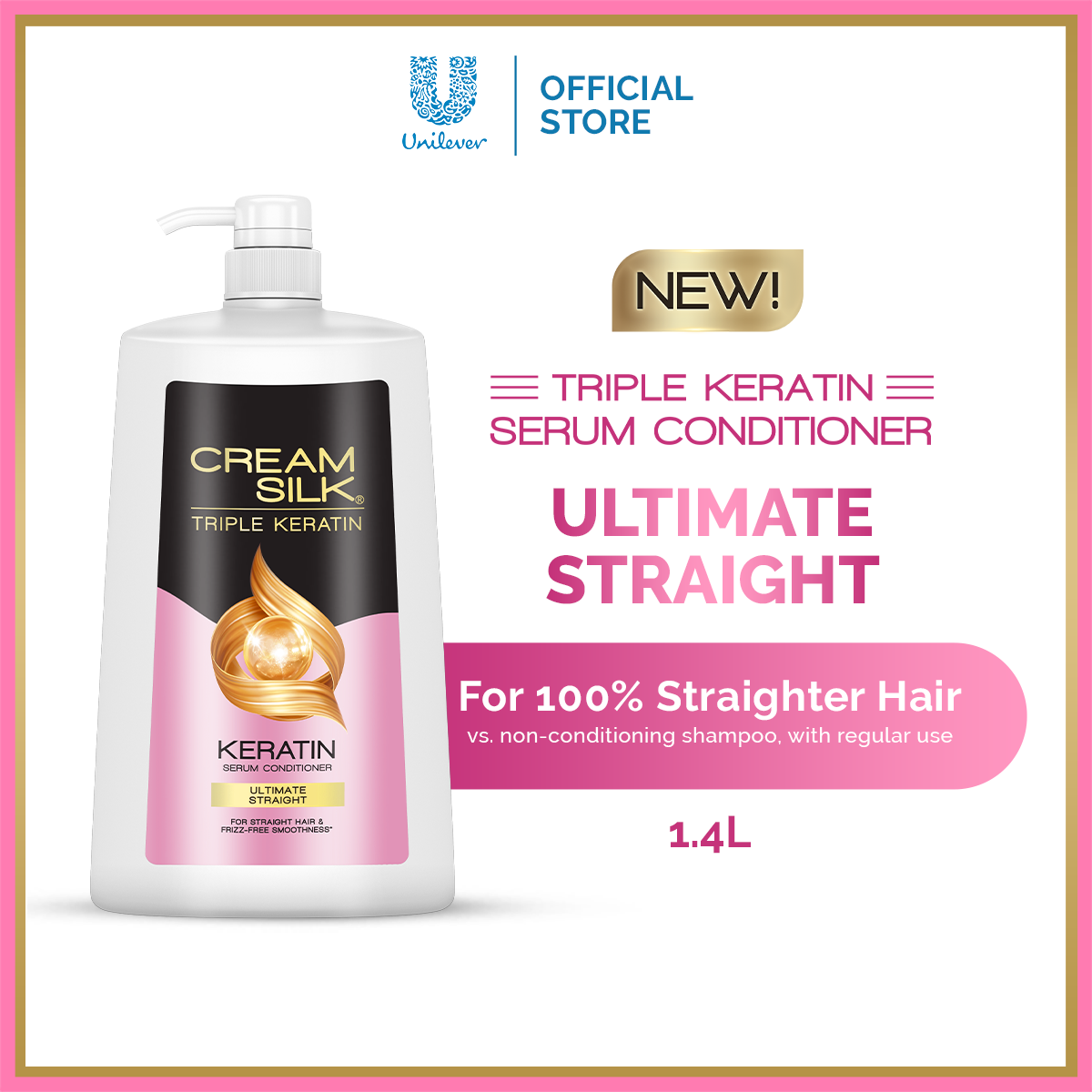 CREAM SILK KERATIN SERUM CONDITIONER 2本 Cream Silk Triple Keratin Biotin Serum Conditioner, 150ml