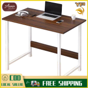 YPfurniture Modern Solid Wood Computer Desk for Home Office