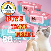 Pet Wipes for Dogs & Cats - Multi-Purpose Cleaning Wipes