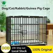 Heavy Duty Foldable Dog Cage with Poop Tray