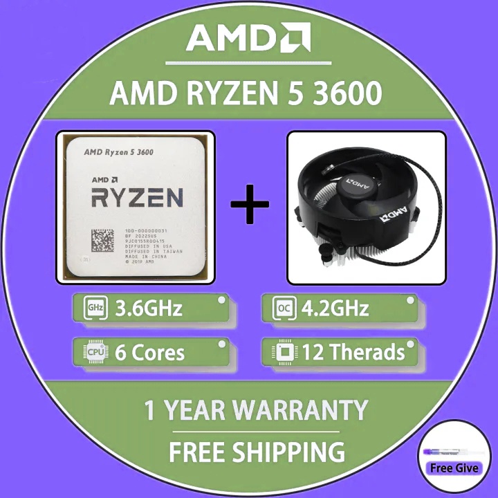 Cpu Amd Amd Ryzen 3600 Price In Usa Ryzen 3400G (4-Cores 8-Threads
