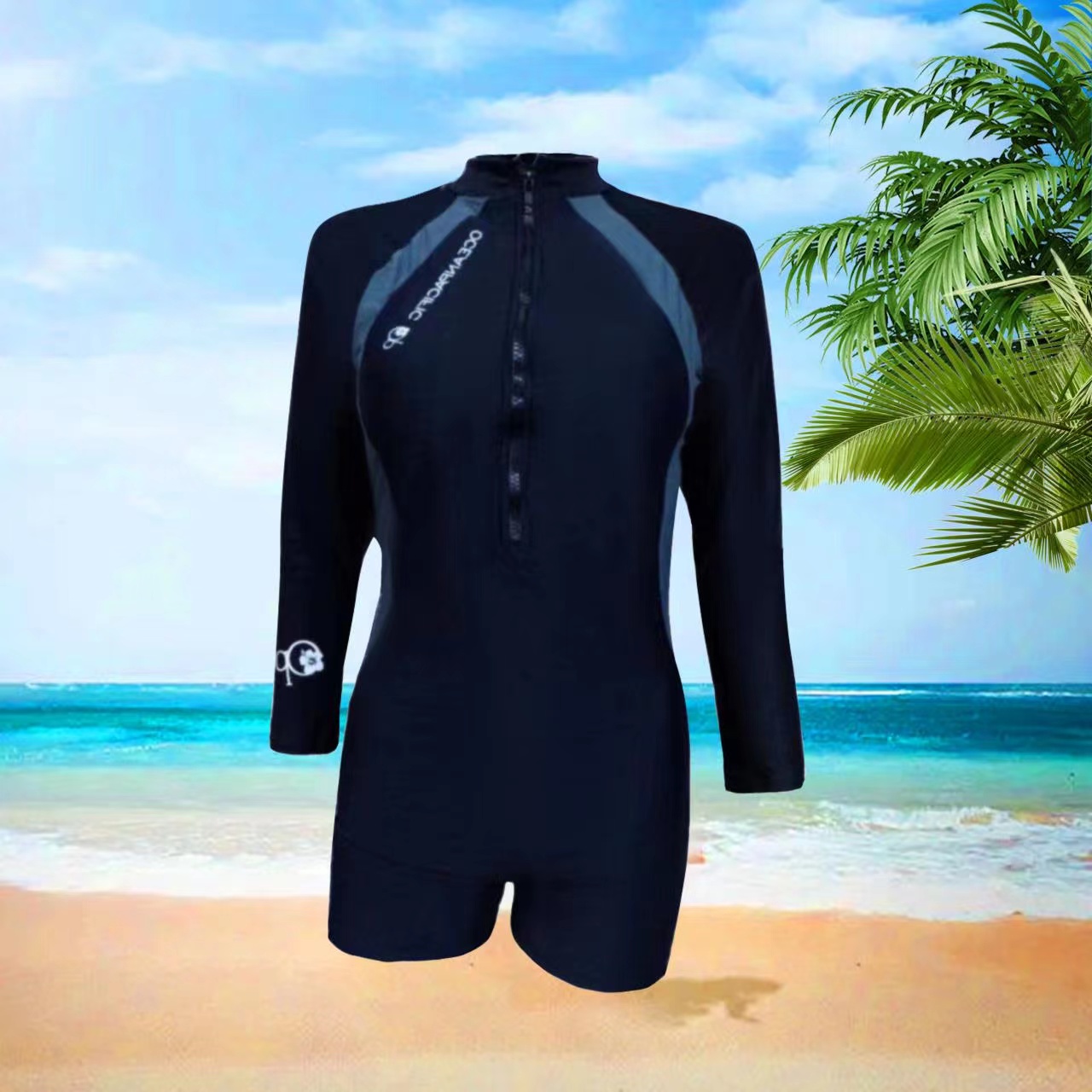 SWIMWEAR 2026 Fashion One Size(M-2XL) Rush Guard for Women One Piece Swimsuit Swimwear Original Long Sleeve#602 - Image 3