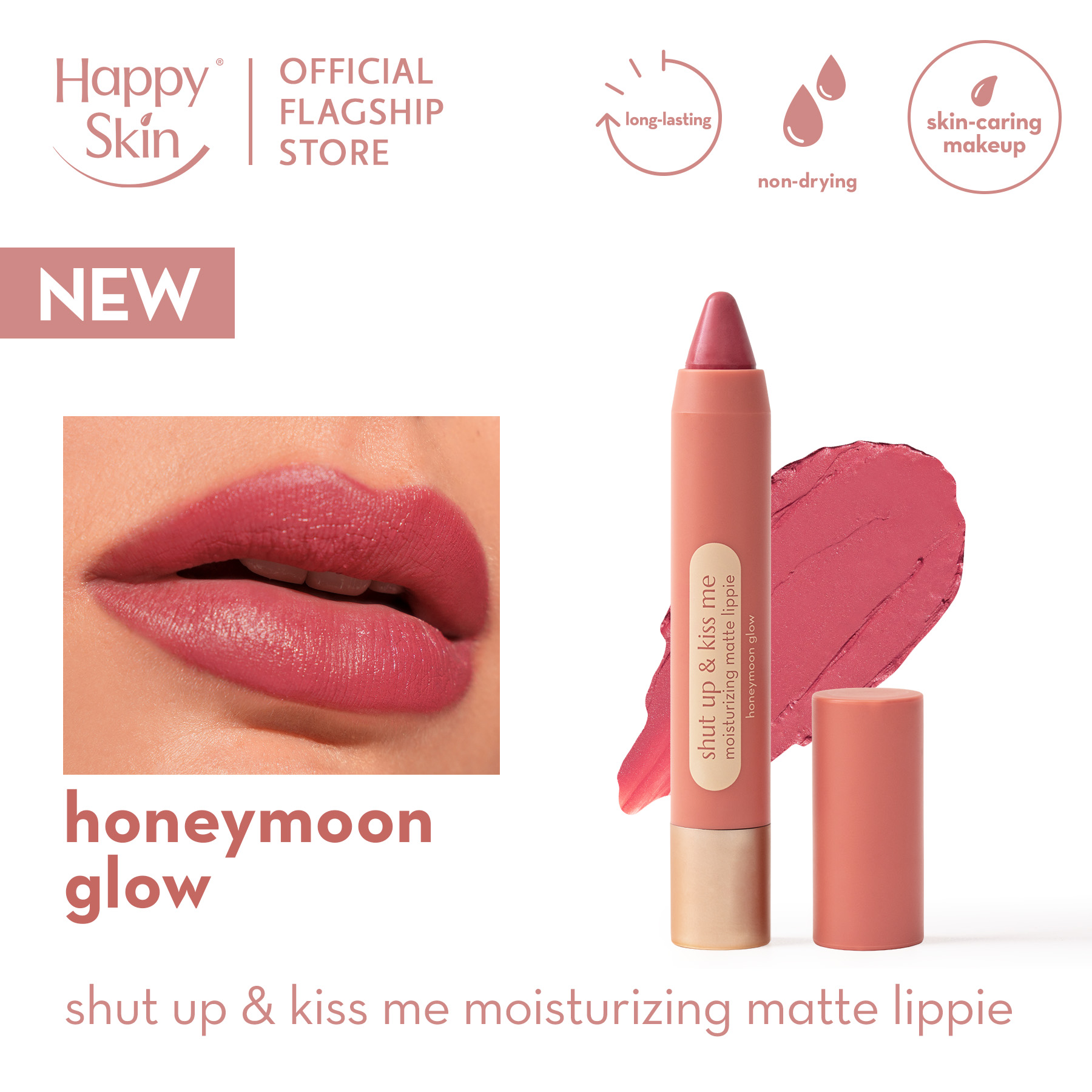 Discount on Happy Skin  shoes - SKU:  Shut Up And Kiss Me Moisturizing Matte Lippie