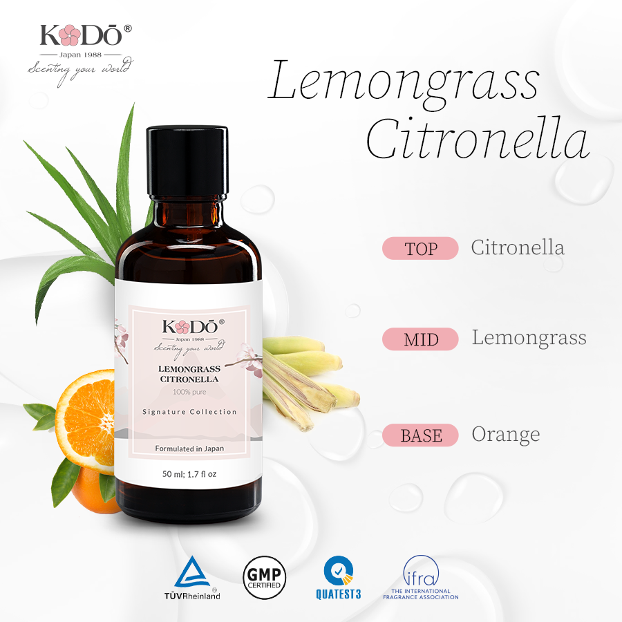 KODO - Lemongrass Citronella - Pure Aroma Oil Signature Collection