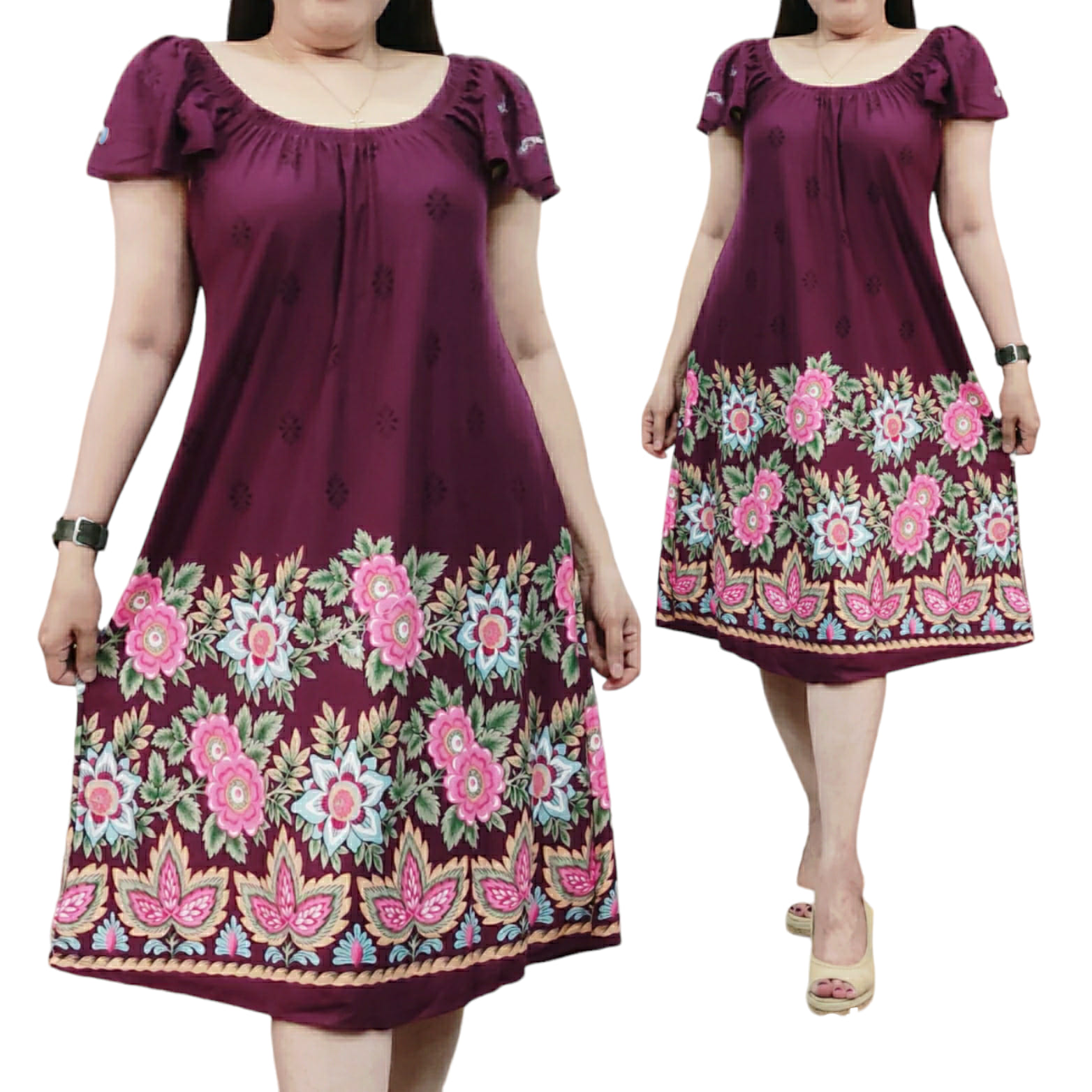PLUS SIZE 2 WAYS TO WEAR BUTTERFLY DRESS FIT UP TO 4XL - Image 2