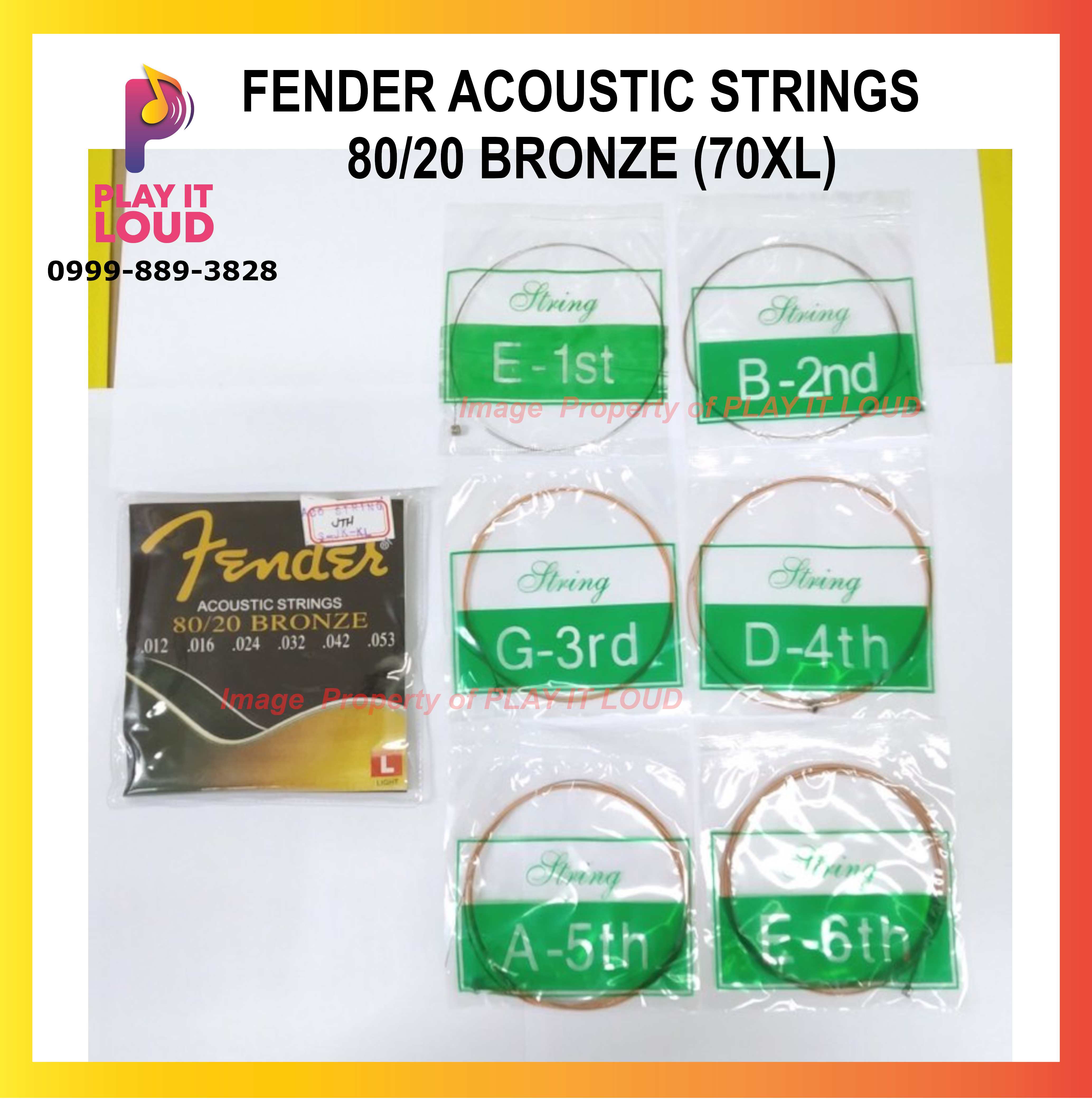 Fender bronze deals acoustic strings