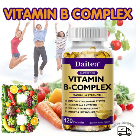 Stress-relief B complex capsules for energy and nervous system