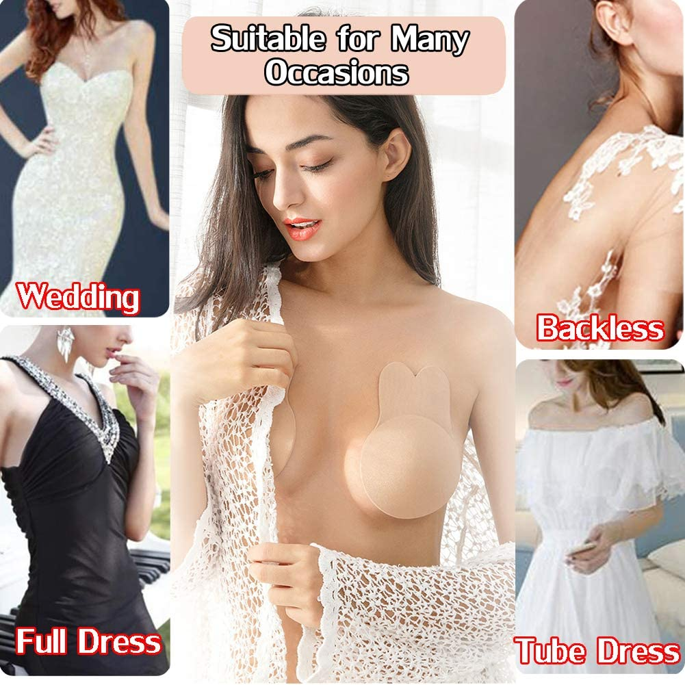 Strapless Push Up Bras Self Adhesive Silicone cup bra Invisible