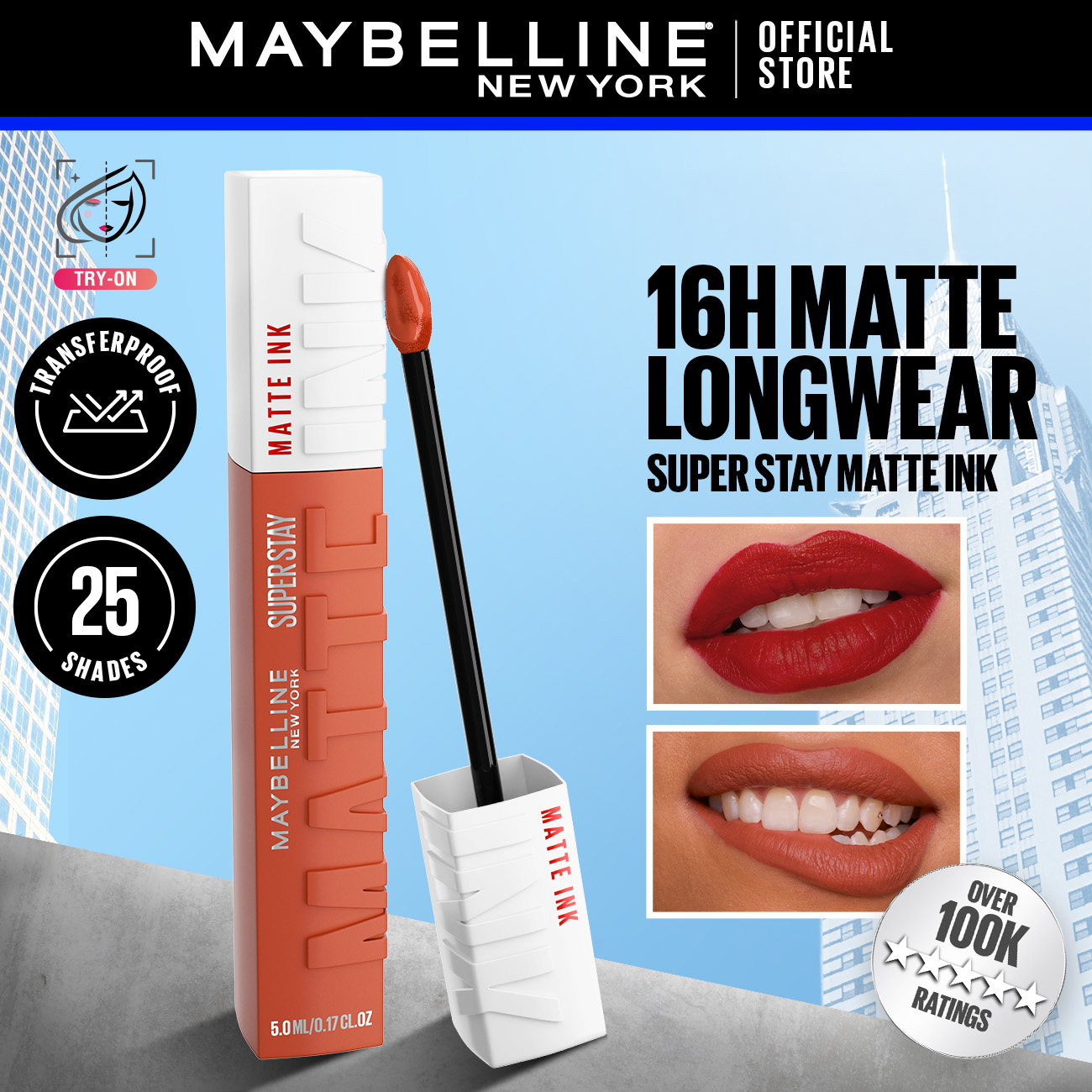 Discount on Maybelline  shoes - SKU: Maybelline SuperStay Matte Ink Liquid Lipstick 16HR Long-Lasting, High Pigment, Waterproof