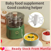 Portable Baby Food Maker with Steamer, Blender, and Chopper