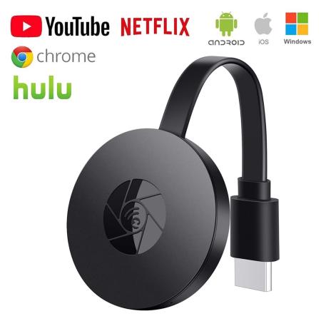 Chromecast Wireless HDMI Dongle - Mirror TV Display for iOS/Android