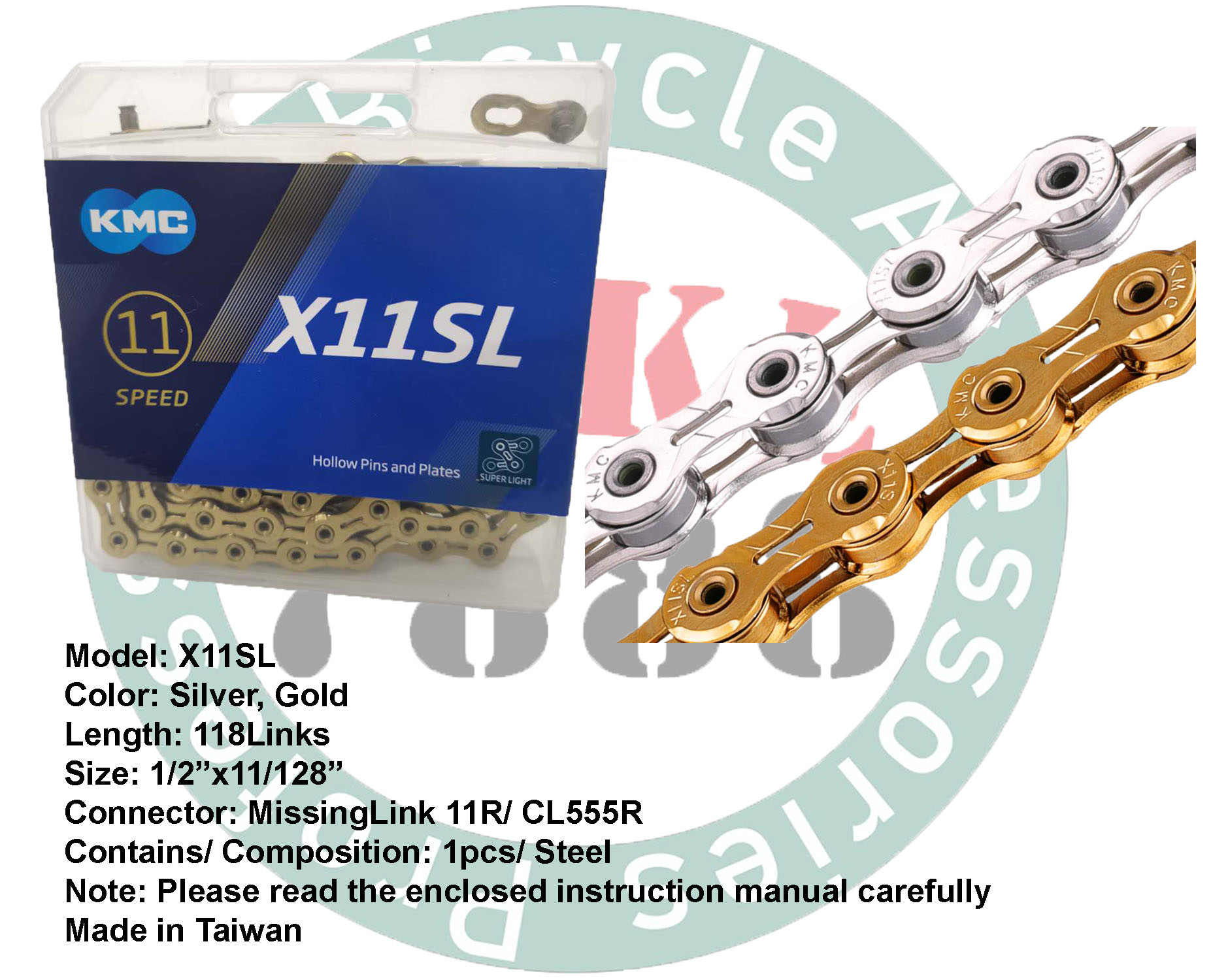 11 speed mountain bike chain