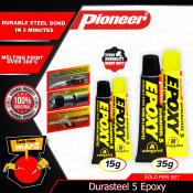 PIONEER Durasteel Five Epoxy Glue for Steel, 15G Strip