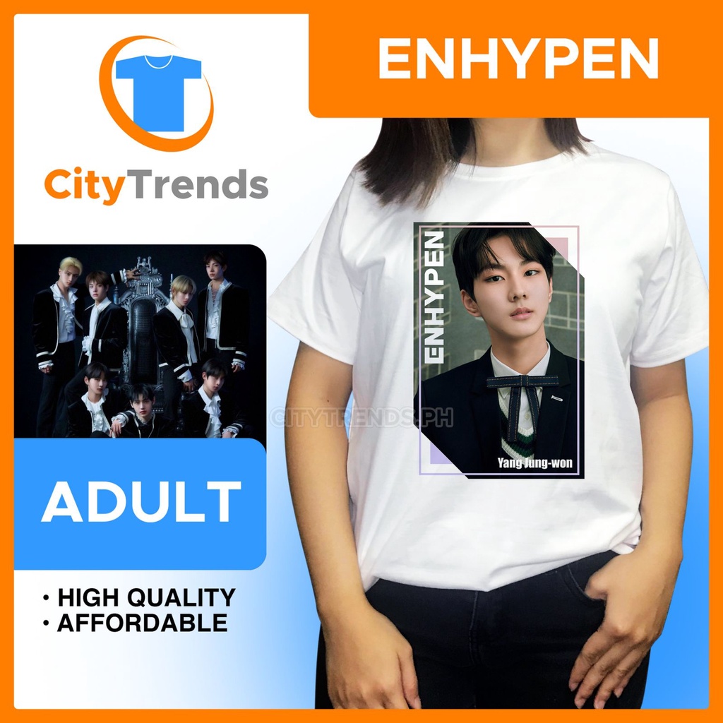 ARTIST, KPOP, ENHYPEN JERSEY, HEESEUNG JAY JAKE SUWOO JUNGWON NI KI  SUNGHOON T SHIRT DESIGN