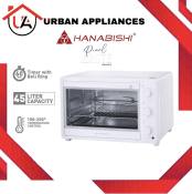 Hanabishi 45L Electric Oven with Rotisserie Function, White