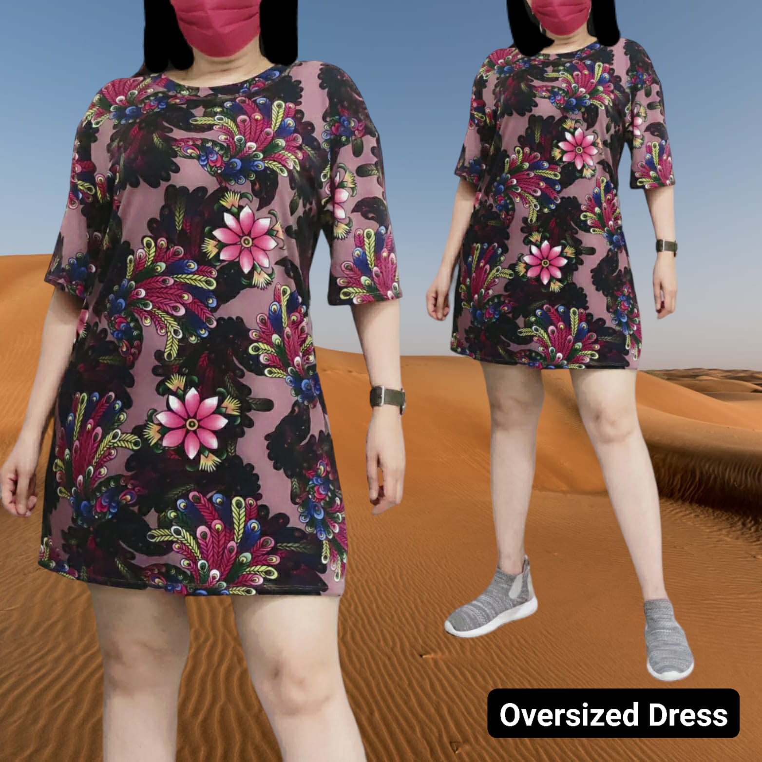 OVERSIZE DRESS FIT UP TO 4XL