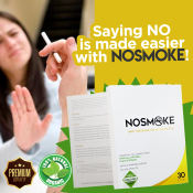 NOSMOKE 14mg Quit Smoking Patch - Organic and Natural