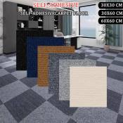 Self-Adhesive Non-Slip Carpet Tiles 30x30cm for Home/Office Decor