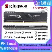 Kingston HyperX Fury DDR4 RAM - 4GB, 8GB, 16GB Options