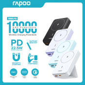 Rapoo RMG10 10000mAh Wireless Magnetic Fast Charging Powerbank