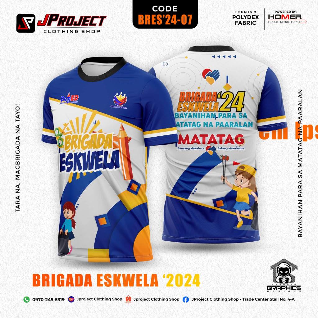 brigada eskwela 2022 t shirt design