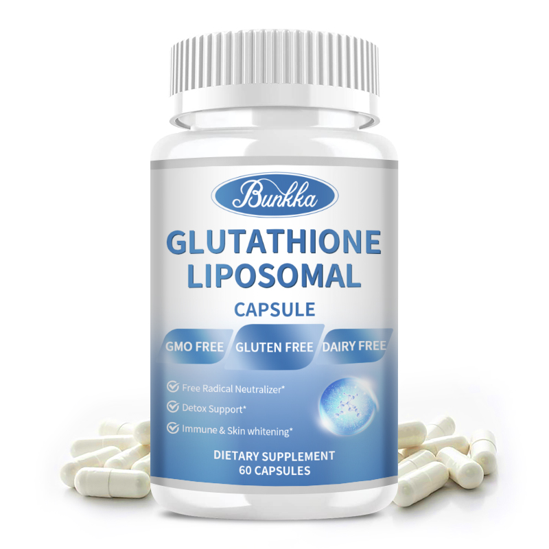 Liposomal Glutathione 1000mg với Vitamin C D3 B6 Hỗ trợ giải độc chống oxy hóa Tim mạch Sức khỏe não bộ Hệ thống miễn dịch Sức khỏe da &amp; gan