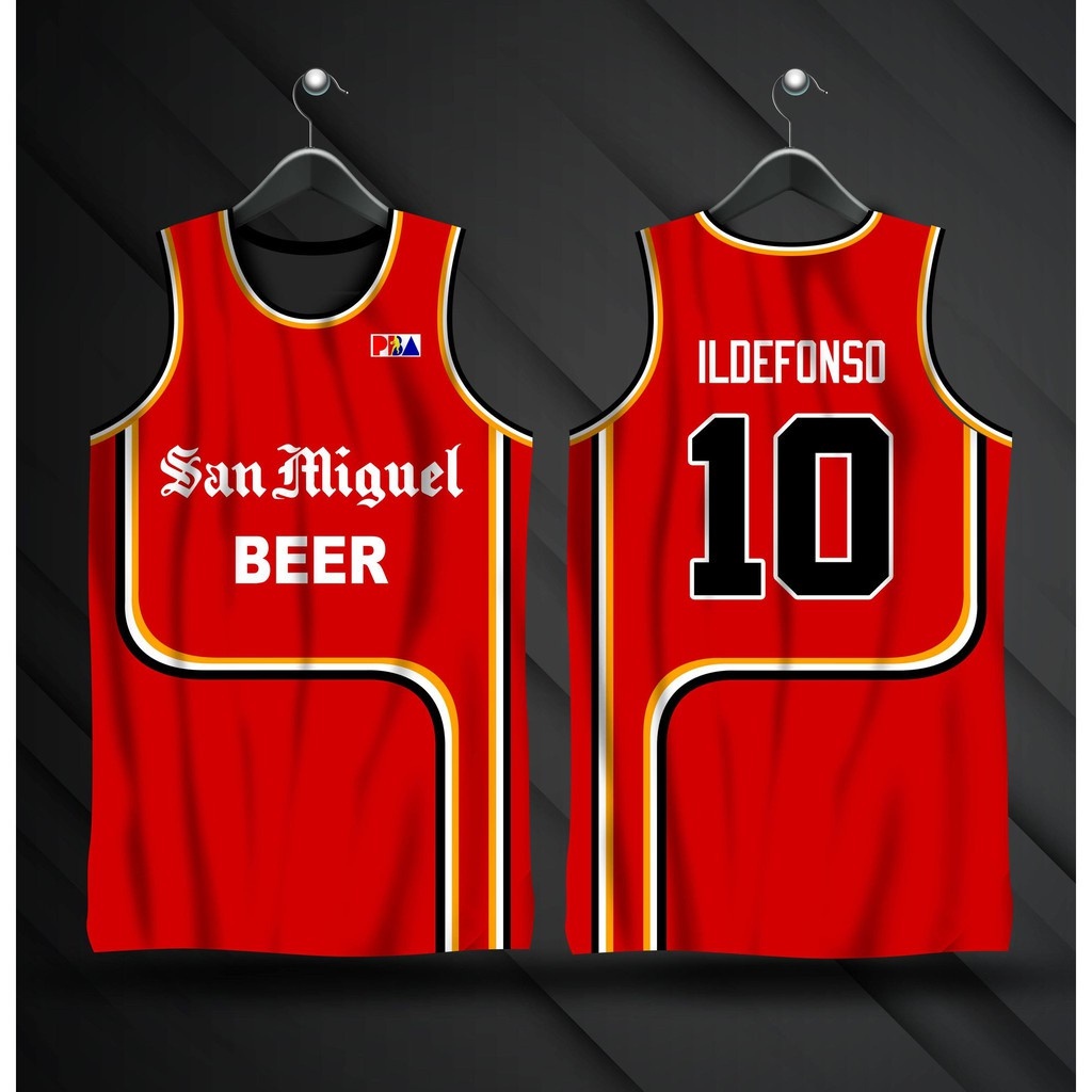 PBA SAN MIGUEL BEERMEN JERSEY SANDO 2021 FULL SUBLIMATION UNISEX ALL  PLAYERS