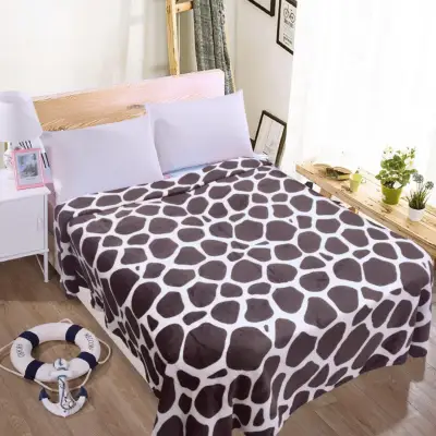 I Home New Soft Warm Solid Warm Micro Plush Fleece Blanket Throw Rug Sofa Bed BL14 (1)