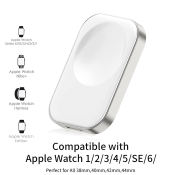 Essager Fast Wireless Charger for Apple Watch, Portable Magnetized Charger