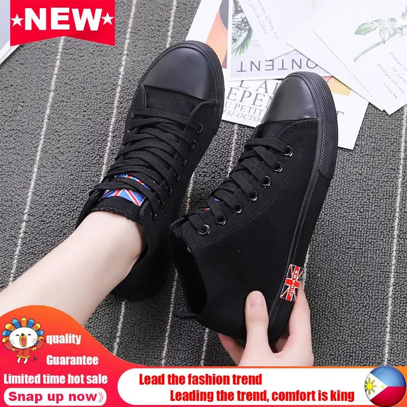 ladies white canvas trainers