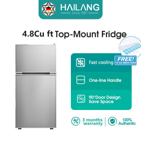HAILANG 2-Door 4.87 cu ft Energy-Saving Refrigerator