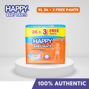 HAPPY Baby pants Diapers XL 24 + 3 pieces