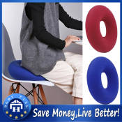 Inflatable Hemorrhoid Seat Cushion with Pump - Donut Pillow