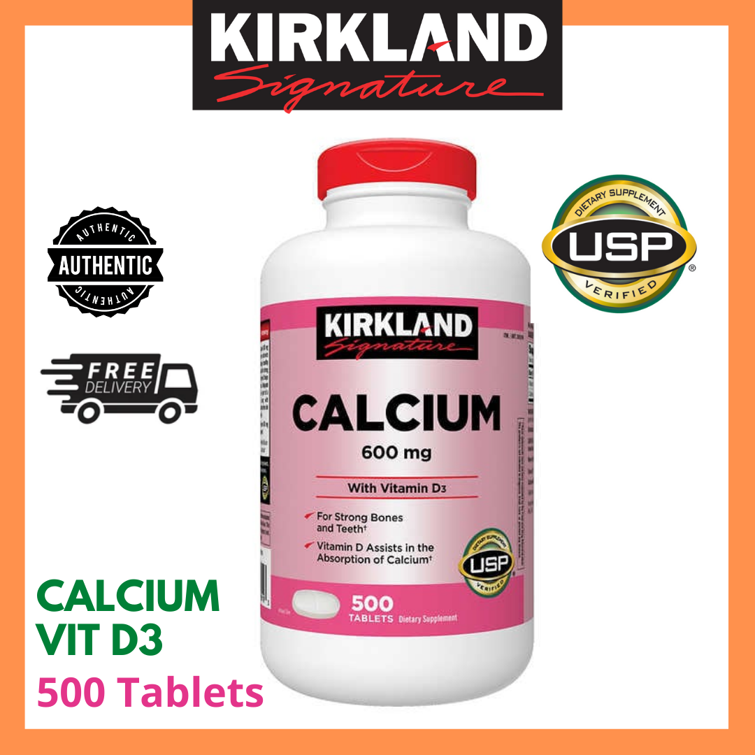 Kirkland Signature Calcium with Vitamin D3 Tablets