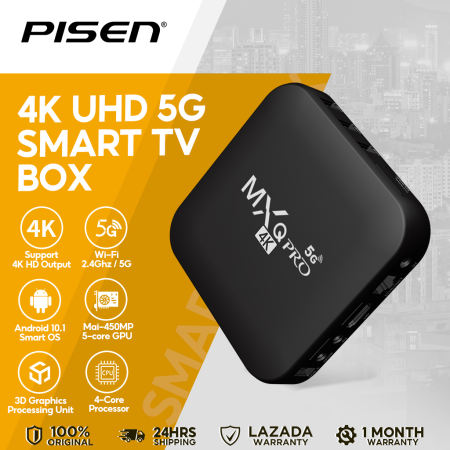 PISEN MXQ Pro 4K Android TV Box with Keyboard