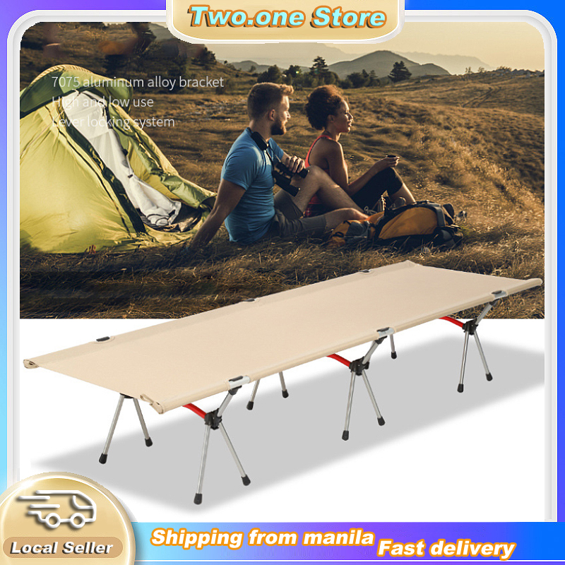 Ultralight Foldable Camping Cot for Travel, Hiking, and Tent