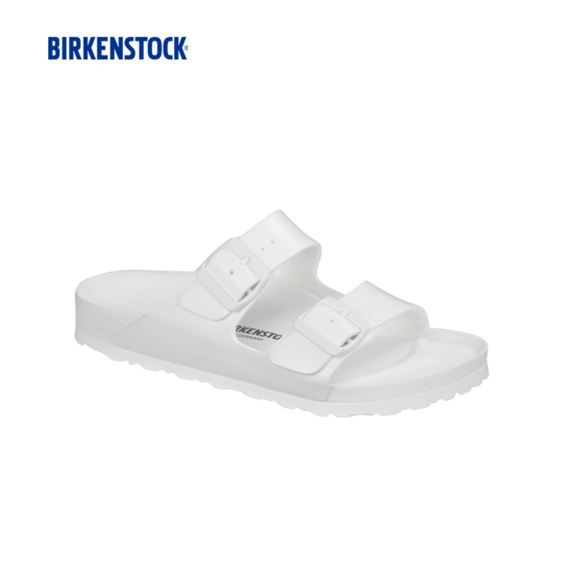 plain white sandals