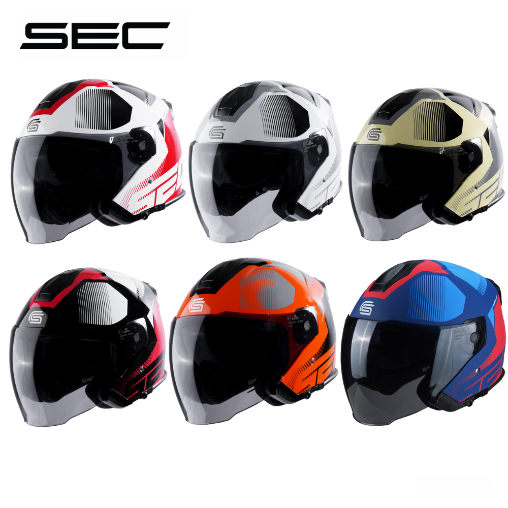 Axxis Half Face Helmet for Motorcycle Mirage Damasko Gloss/Matte