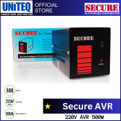 Secure 500W AVR 220V for Computers and Appliances