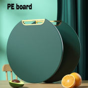 AGM Non-Slip Double-Sided Round HDPE Chopping Board