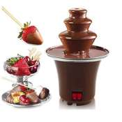 YMS Mini Chocolate Fondue Fountain Color Brown