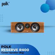 Polk Audio Reserve R400 Center Channel Speaker - Brown