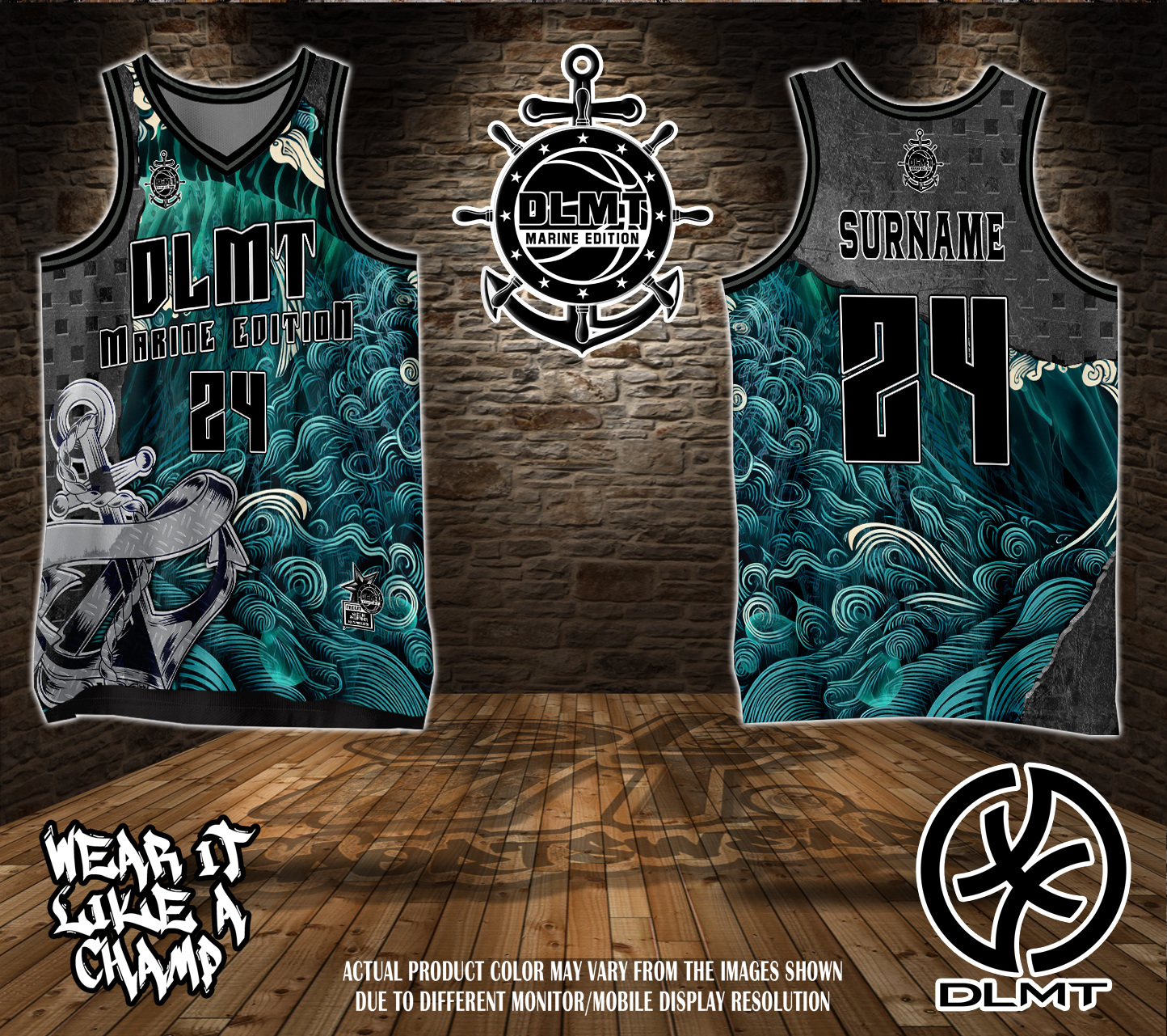 PALAWAN PIRAT3S CODE DLMT230 FULL SUBLIMATION JERSEY (FREE CHANGE TEAMNAME,  SURNAME AND NUMBER)