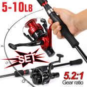 Carbon Spinning Rod & Reel Combo for Saltwater Fishing