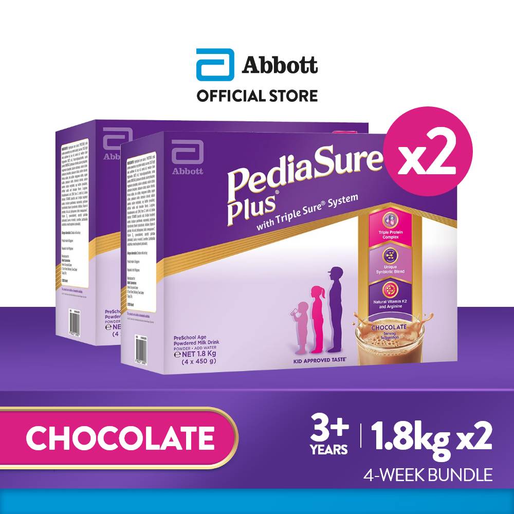 Pediasure Plus Choco 1 8KG For Kids Above 3 Years Old Bundle Of 2 Pediasure Plus Choco 1 8KG For Kids Above 3 Years Old Bundle Of 2