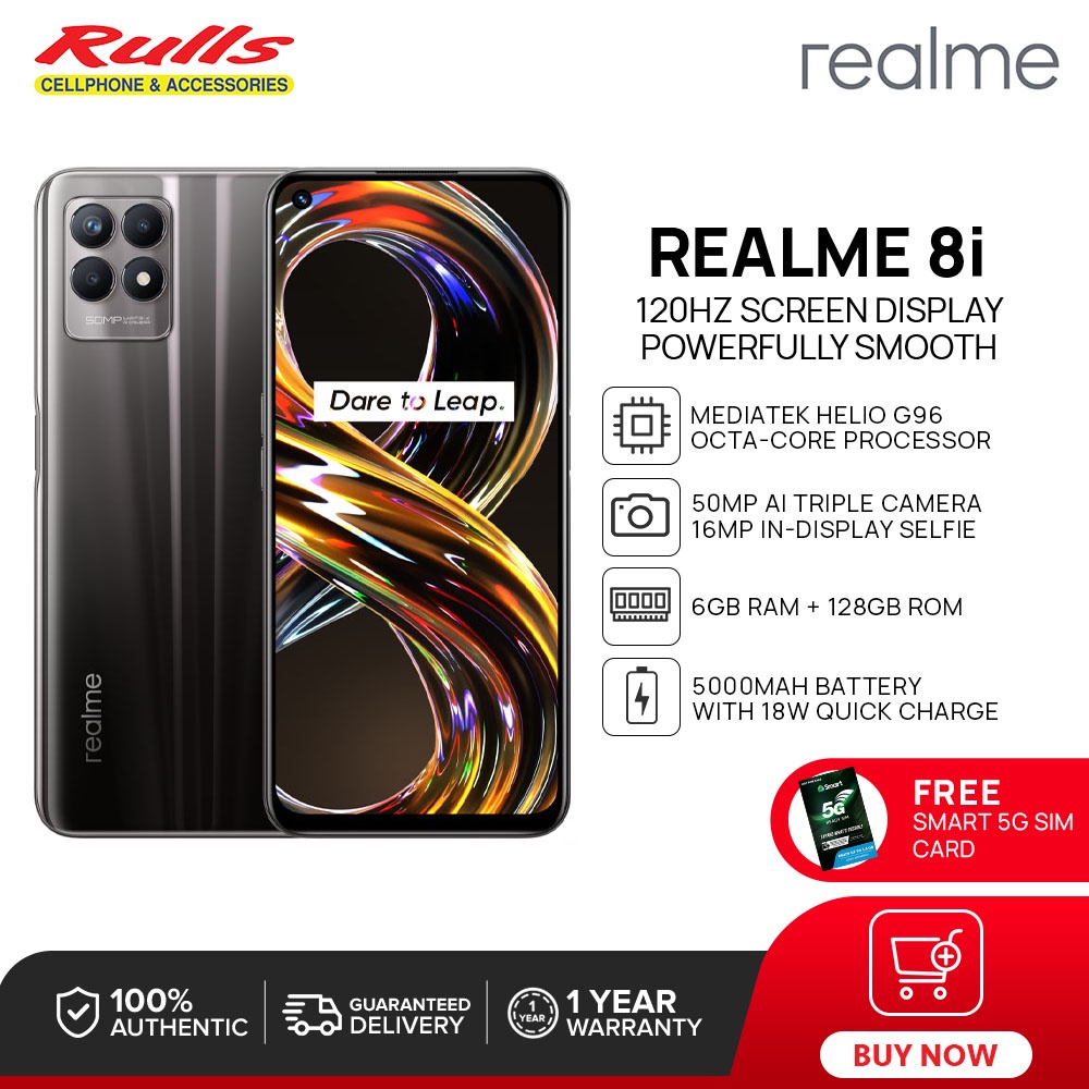 realme 8i ram and rom