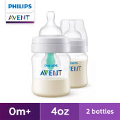 Philips AVENT Anti-colic Baby Bottles, 4oz, 2-pack